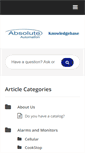 Mobile Screenshot of knowledgebase.absoluteautomation.com